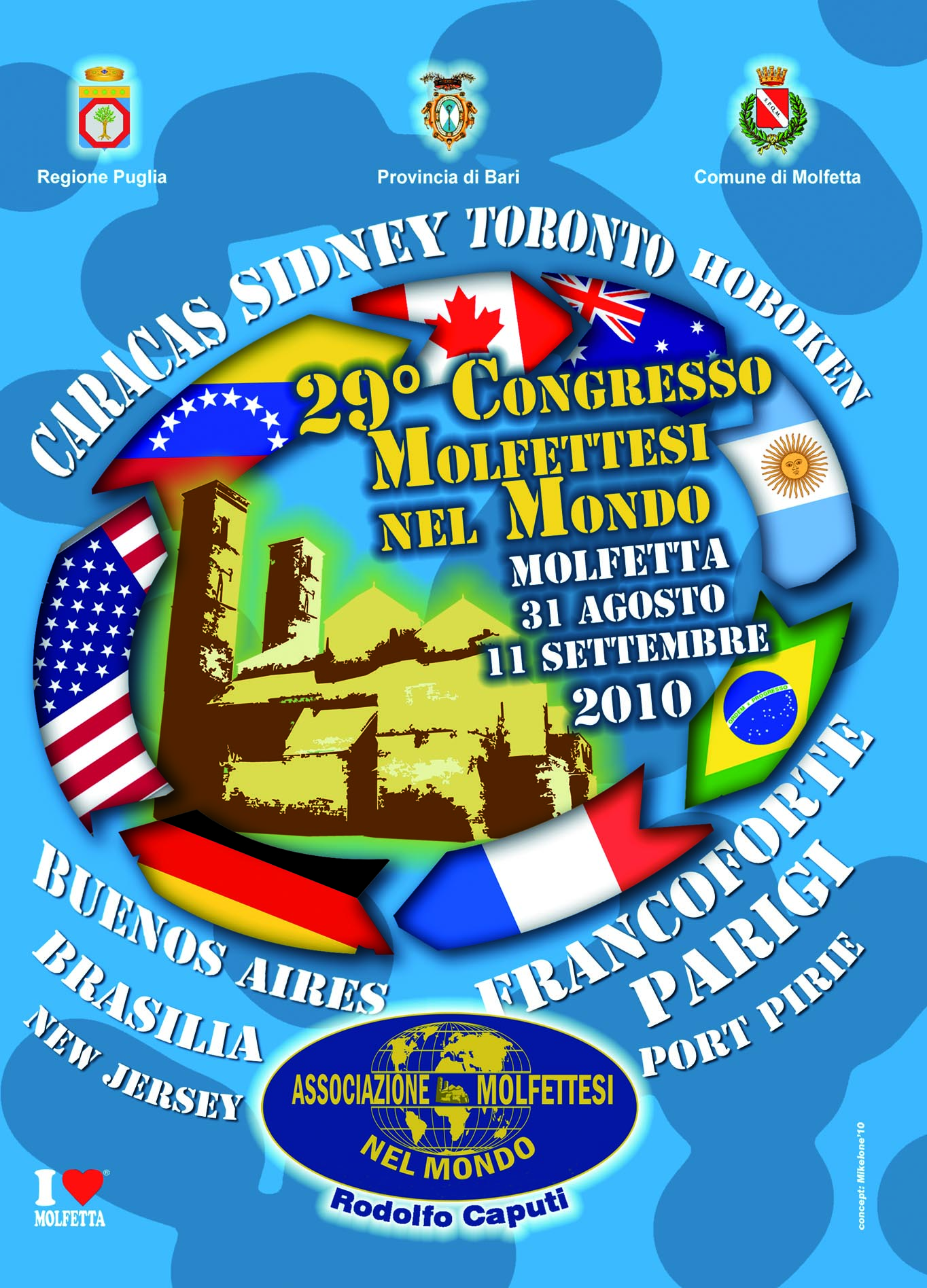 29&deg; Congresso dei Molfettesi nel Mondo:  il programma